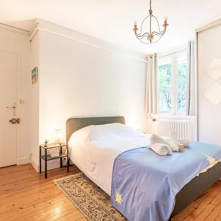 Charming T3 With Garden And Terrace In 公寓